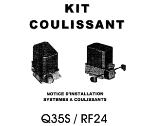 A302 - Q35S-RF24 Notice KIT ROLLER MOVER